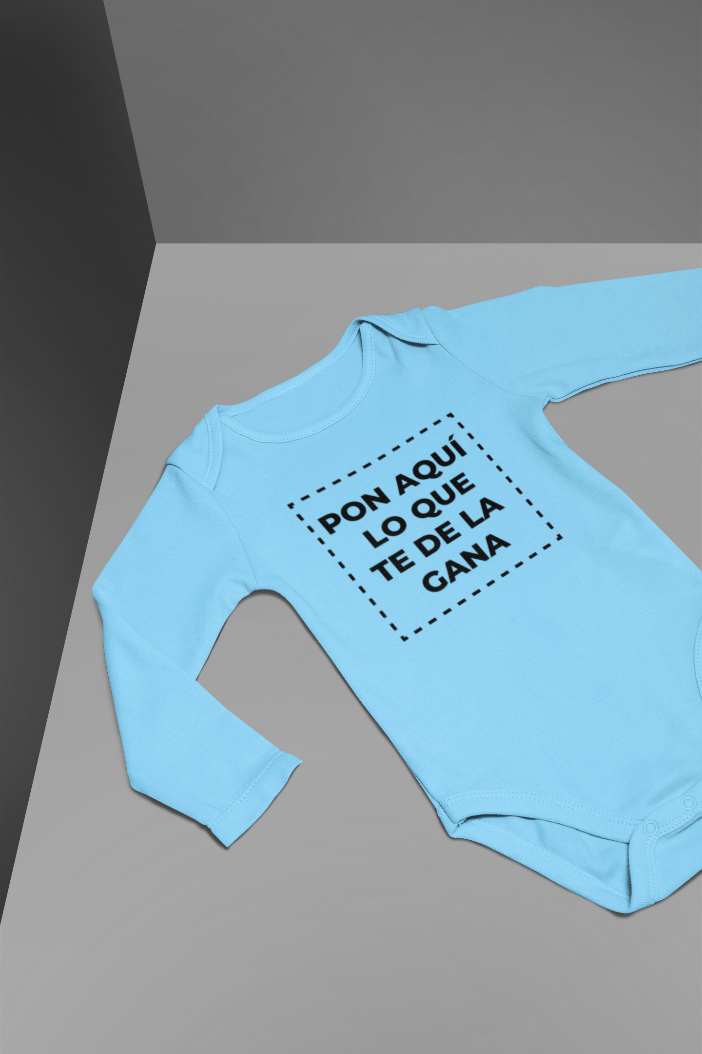 Body de bebé manga larga personalizable