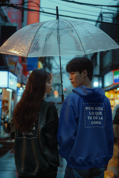 Sudadera con capucha personalizable unisex